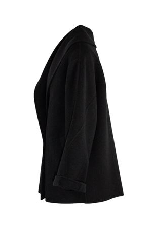 Black wool and cashmere blend coat PUROTATTO | FW250788113030