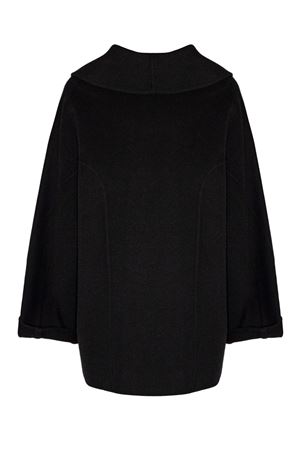 Black wool and cashmere blend coat PUROTATTO | FW250788113030