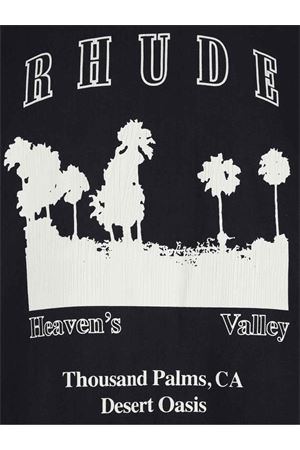 T-shirt Thousand Palms In Cotone nera RHUDE | RHFW25TT020123158