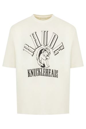 Maglietta Knuckleheads In Cotone Bianco RHUDE | RHFW25TT050123161