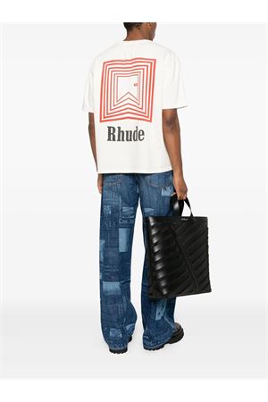 T-shirt in cotone bianco RHUDE | RHPF25TT030120028