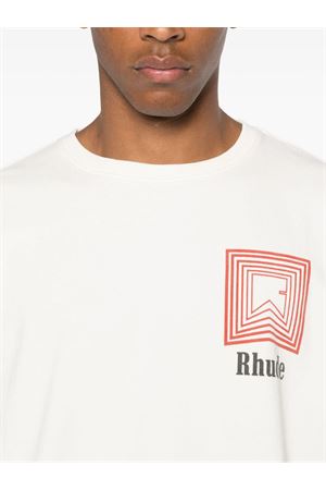 T-shirt in cotone bianco RHUDE | RHPF25TT030120028