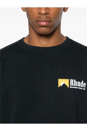 T-shirt in cotone nero RHUDE | RHPF25TT100120027