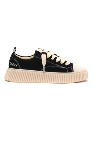 Low-top sneakers in black suede RHUN | 2020BLACK