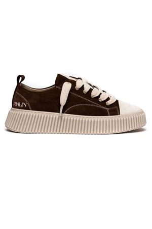 Low-top sneakers in brown suede RHUN | 2020BROWN