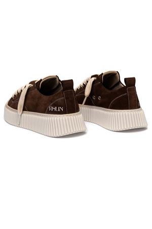 Low-top sneakers in brown suede RHUN | 2020BROWN
