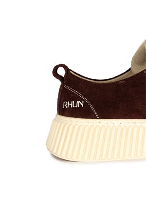 Low-top sneakers in bordeaux suede RHUN | 2020SUEDEBORDEAUX