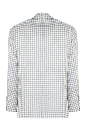 Blazer in pied de poule a quadri bianco e grigio SARTORIO | SG1250S0732601000.