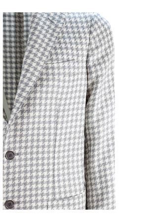 Blazer in pied de poule a quadri bianco e grigio SARTORIO | SG1250S0732601000.