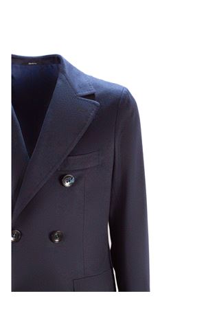 Cappotto doppiopetto in cashmere blu SARTORIO | SSCARLOW6818019002.
