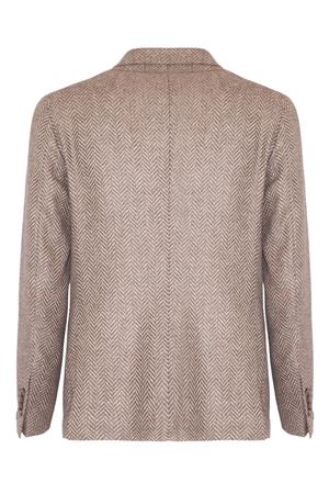 Blazer in misto lana vergine e cashmere marrone TAGLIATORE | 1SMC22K610080T3258
