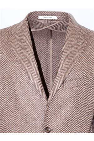 Blazer in misto lana vergine e cashmere marrone TAGLIATORE | 1SMC22K610080T3258