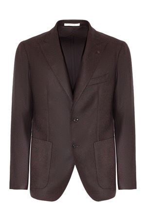 Dark brown virgin wool blend blazer TAGLIATORE | 1SMC26K160069M1333