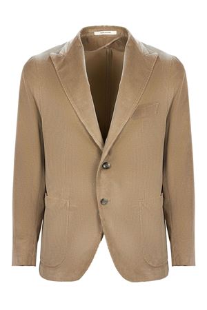 Beige cotton and virgin wool blend blazer TAGLIATORE | 1SMC26K520117T1083