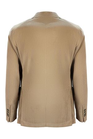 Beige cotton and virgin wool blend blazer TAGLIATORE | 1SMC26K520117T1083