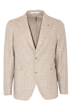 Beige virgin wool and cashmere blend blazer TAGLIATORE | 1SMC26K610080A3259