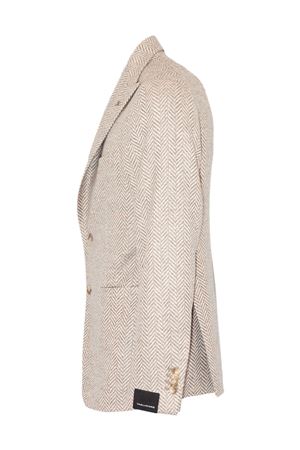 Beige virgin wool and cashmere blend blazer TAGLIATORE | 1SMC26K610080A3259