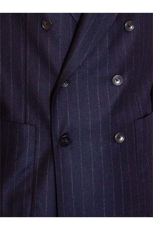 Double-breasted suit in midnight blue Super 110's wool TAGLIATORE | 2SMC20K01150123B3125