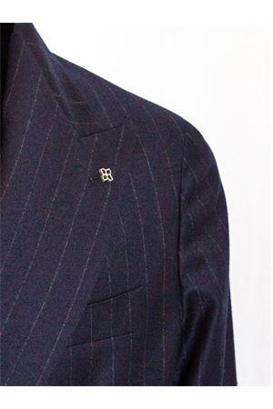 Double-breasted suit in midnight blue Super 110's wool TAGLIATORE | 2SMC20K01150123B3125