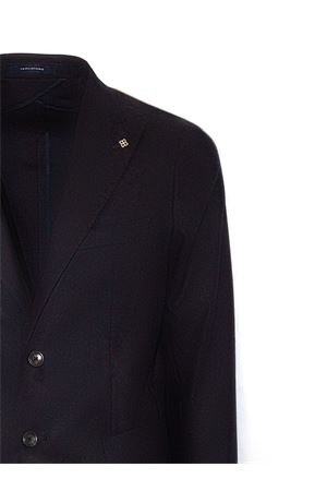 Men's suit in dark blue Super 110S virgin wool TAGLIATORE | 2SMC26K11060071B3017