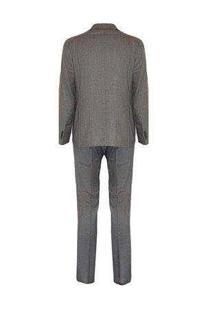 Grey virgin wool single-breasted suit TAGLIATORE | 2SMC26K11520038G1082
