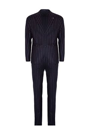 Virgin wool and cashmere pinstripe suit TAGLIATORE | 2SMC26K11C90055EB834