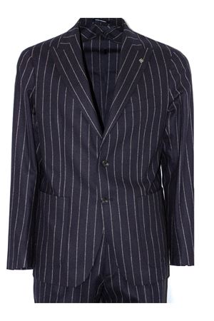 Virgin wool and cashmere pinstripe suit TAGLIATORE | 2SMC26K11C90055EB834