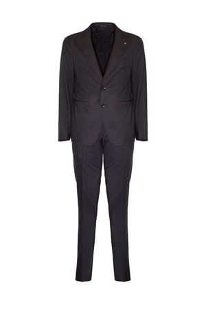Dark grey virgin wool single-breasted suit TAGLIATORE | 2SVS26A11520038S1227