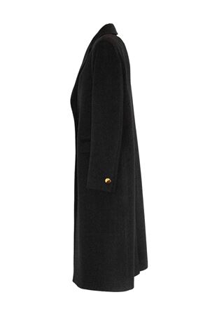 Dark grey virgin wool and cashmere blend coat TAGLIATORE | AMANDA350001S5052