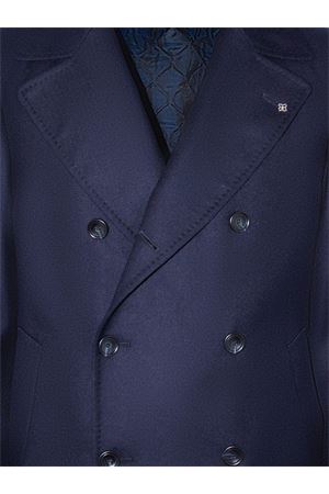 Double-breasted coat in dark blue virgin wool TAGLIATORE | ARDEN150037B1243