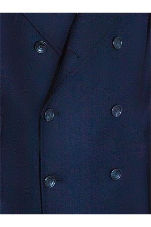Double-breasted coat in dark blue virgin wool TAGLIATORE | ARDEN150037B1243