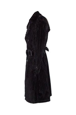 Black corduroy cotton coat TAGLIATORE | BORNS300002N1309