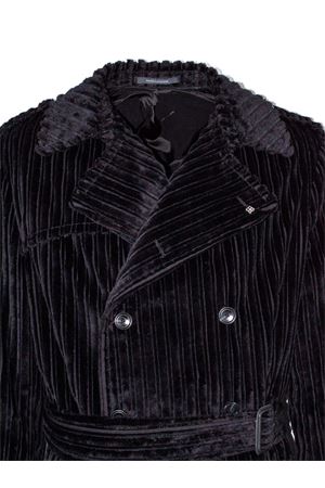 Black corduroy cotton coat TAGLIATORE | BORNS300002N1309