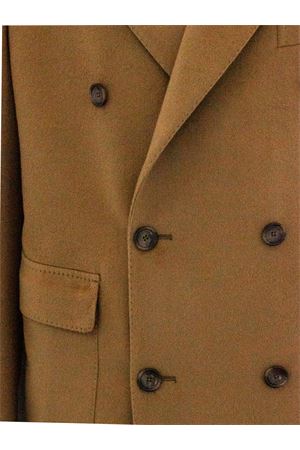 Double-breasted coat in camel-coloured virgin wool TAGLIATORE | CLDM0WA50017A1207