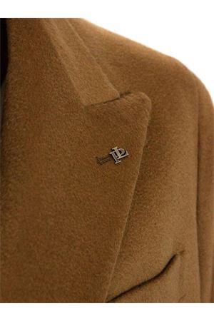 Double-breasted coat in camel-coloured virgin wool TAGLIATORE | CLDM0WA50017A1207