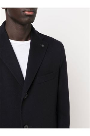 Blue wool and cashmere coat TAGLIATORE | CSBM13X350001B5054