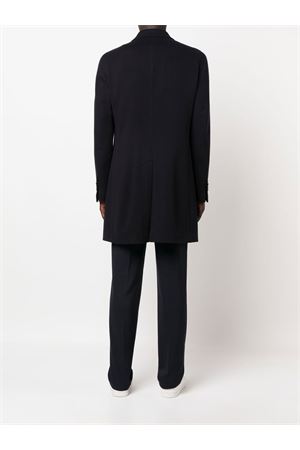 Blue wool and cashmere coat TAGLIATORE | CSBM13X350001B5054