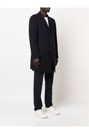 Blue wool and cashmere coat TAGLIATORE | CSBM13X350001B5054