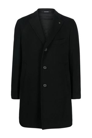 Black wool and cashmere coat TAGLIATORE | CSBM13X350001N5051