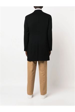 Black wool and cashmere coat TAGLIATORE | CSBM13X350001N5051