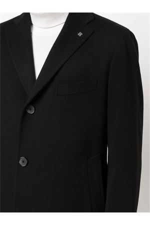 Black wool and cashmere coat TAGLIATORE | CSBM13X350001N5051