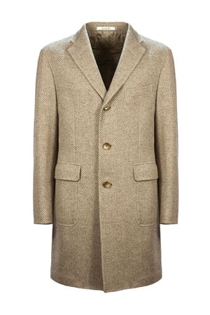 Beige virgin wool blend coat TAGLIATORE | CSBMM3W610079F1205