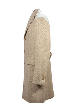 Beige virgin wool blend coat TAGLIATORE | CSBMM3W610079F1205