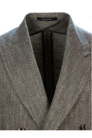 Grey virgin wool, silk and cotton blend blazer TAGLIATORE | GWARNER2DKC90019ES873