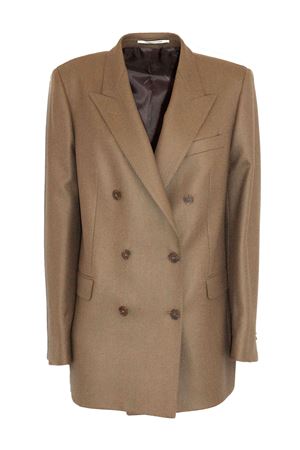 Brown virgin wool blazer TAGLIATORE | JJASMINE10B160069M1358