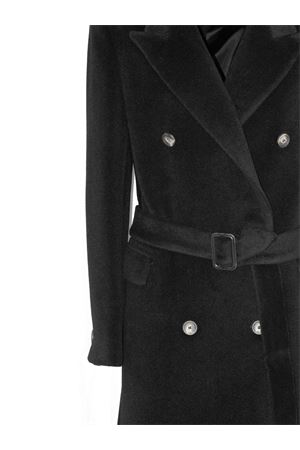Black angora and virgin wool long coat TAGLIATORE | JOLECC70015N085