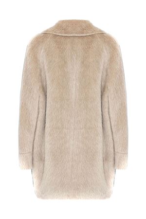 Beige alpaca and virgin wool blend coat TAGLIATORE | LILLIAND70017T1229