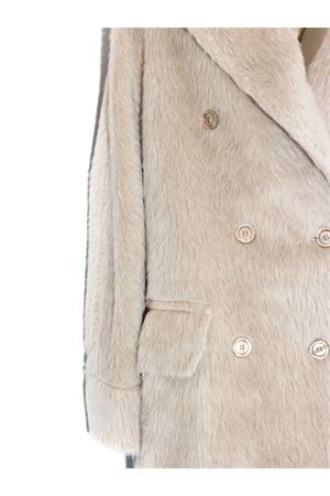Beige alpaca and virgin wool blend coat TAGLIATORE | LILLIAND70017T1229