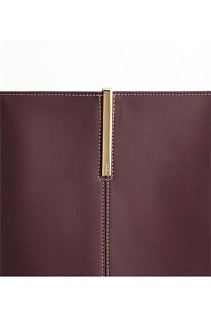 Shopping bag in pelle di vitello bordeaux TOD'S | XBWEBRA0250UBL3L31