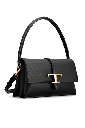 Borsa Flap T Timeless in Pelle Mini Nera TOD'S | XBWTSEC0100U1ZB999